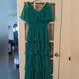 VINTAGE 1960s miss elliette accordion pleated dress - size small